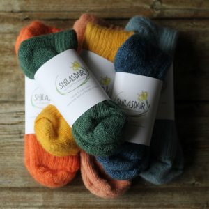 botanically dyed socks