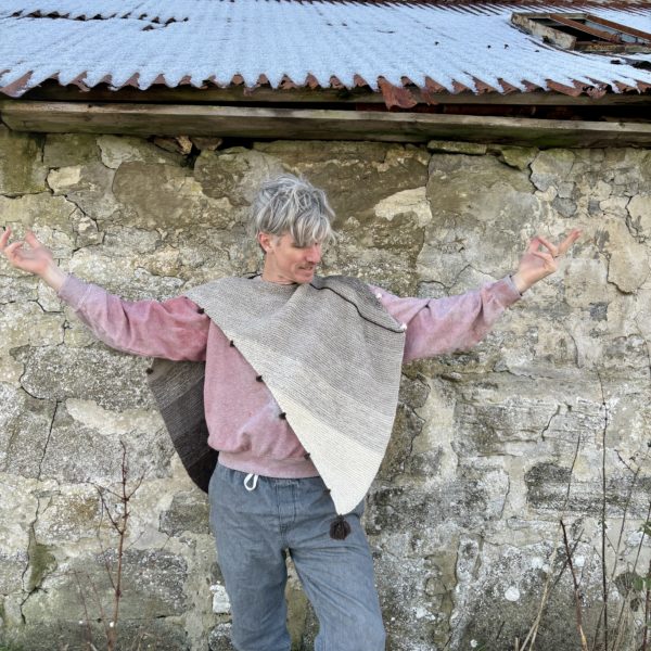 Meditation poncho kit designed by Heike Gittins