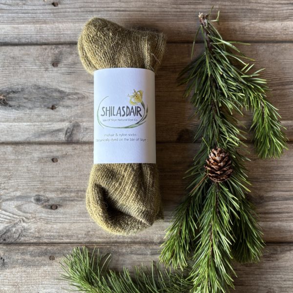 Isle of Skye Natural Dye Company - Botanically Dyed Mohair cushioned sole socks - Image 8