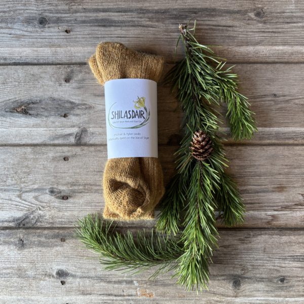 Isle of Skye Natural Dye Company - Botanically Dyed Mohair cushioned sole socks - Image 5