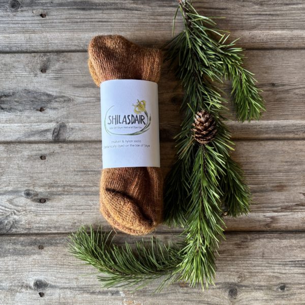 Isle of Skye Natural Dye Company - Botanically Dyed Mohair cushioned sole socks - Image 6